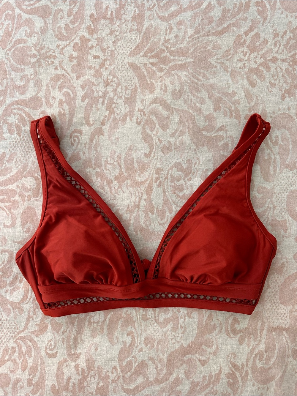 Kona Sol Red Bikini Top